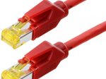 Tecline Patchkabel S/FTP, PiMF, CAT.6A ISO IEC, rot, 2,0 m