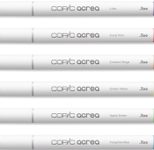COPIC® acrea Light Layoutmarker-Set weiß 0.8 mm Schreibfarbe: Mehrfarbig
