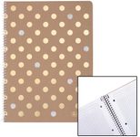 Herlitz Pure Glam Collegeblock DIN A4 kariert braun