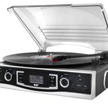 soundmaster PL590SW Plattenspieler schwarz