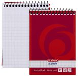Herlitz x.book Collegeblock DIN A7 kariert rot