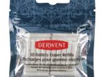 DERWENT Ersatzradierer für batteriebetriebenen Radierstift weiß