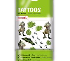 ROTH Klebetattoo Tyrannosaurus