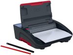 GBC CombBind CB25E Kunststoffbindegerät schwarz/rot
