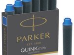 PARKER QUINK Mini-Tintenpatrone blau