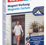 tesa Fliegengitter Insect Stop Magnetvorhang anthrazit 0,9 x 2,1 m