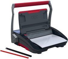 GBC CombBind CB25 Kunststoffbindegerät schwarz/silber/rot