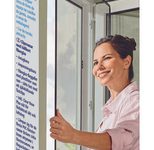 tesa Fliegengitter Insect Stop Clip On anthrazit 1,0 x 1,2 m