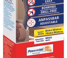 tesa Fliegengitter Dachfenster-Plissee Insect Stop Alu weiß 0,68-1,02 x 1,16-1,64 m