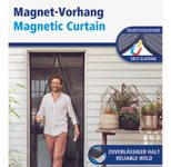 tesa Fliegengitter Insect Stop Magnetvorhang anthrazit 1,2 x 2,4 m