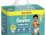 Pampers® Windeln baby-dry™ BIG PACK Größe Gr.2 (4-8 kg) für Neugeborene, 88 St.