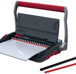 GBC CombBind CB15 Kunststoffbindegerät schwarz/silber/rot