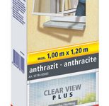tesa Fliegengitter Insect Stop Alu Comfort anthrazit 1,0 x 1,2 m