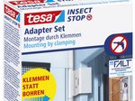 tesa Klemmscharnier für Fliegengitter Insect Stop Falt Adapter Set weiß