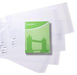 HERMA Buchumschlag BASIC transparent 54,0 x 27,0 cm