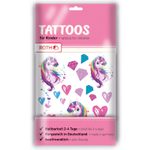 ROTH Klebetattoo Einhornportrait