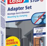 tesa Klemmscharnier für Fliegengitter Insect Stop Alu Comfort Adapter Set anthrazit