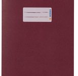 HERMA Heftumschlag glatt weinrot DIN A5 14,8 x 21,0 cm