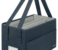 LEITZ Laptoptasche Desk Sharing kompakt 37,0 x 22,0 x 21,0 cm samtgrau