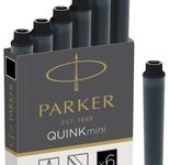 PARKER QUINK Mini-Tintenpatrone schwarz