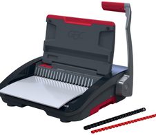 GBC CombBind CB20 Kunststoffbindegerät schwarz/silber/rot
