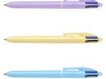 BIC® PASTEL 4-Farben-Kugelschreiber 0.4 mm Schreibfarbe: Mehrfarbig