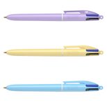 BIC® PASTEL 4-Farben-Kugelschreiber 0.4 mm Schreibfarbe: Mehrfarbig