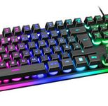 Deltaco Gaming DK220 kabelgebundene Gaming Tastatur - QWERTZ DE - schwarz