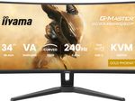 iiyama G-MASTER GCB3486WQSCP-B1 4K Ultra HD Curved Gaming Display 86,4 cm (34")
