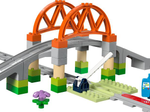 LEGO® DUPLO 10426 Town Eisenbahnbrücke und Schienen - Erweiterungsset