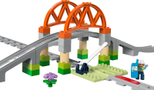 LEGO® DUPLO Town Eisenbahnbrücke und Schienen - Erweiterungsset