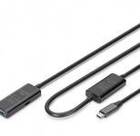 Digitus Aktives USB 3.2 Gen1 5G Verlängerungskabel, USB-C - USB-A, 10m
