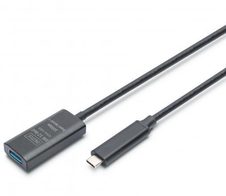 Digitus Aktives USB 3.2 Gen2 10G Verlängerungskabel, USB-C - USB-A, 5m