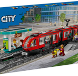 LEGO® City 60423 Straßenbahn mit Haltestelle