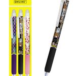 ONLINE® magiXX Design Girls Gelschreiber farbsortiert 0.7 mm Schreibfarbe: Blau