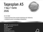 CHRONOPLAN Kalendereinlage Tagesplan A5 2026