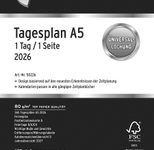 CHRONOPLAN Kalendereinlage Tagesplan A5 2026