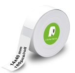 OLYMPIA Etikettenrolle für Etikettendrucker weiß 14 mm x 40 mm