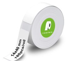 OLYMPIA Etikettenrolle für Etikettendrucker weiß 14 mm x 40 mm