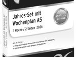 CHRONOPLAN Kalendereinlage Jahres-Set A5 2026
