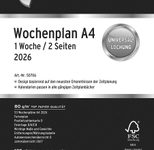 CHRONOPLAN Kalendereinlage Wochenplan A4 2026