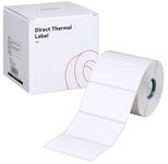 NIIMBOT Etikettenrolle für Etikettendrucker weiß 70 mm x 40 mm