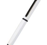 ONLINE® Hexagon Stylus Kugelschreiber weiß 0.6 mm Schreibfarbe: Blau