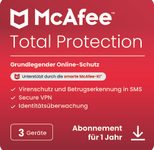 McAfee Total Protection - Abonnement-Lizenz (1 Jahr) - 3 Geräte - Download - Win, Mac, Android, iOS - Deutsch - R