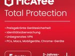 McAfee Total Protection - Abonnement-Lizenz (2 Jahre) - 5 Geräte - Download - Win, Mac, Android, iOS - Deutsch - R