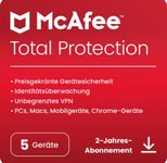 McAfee Total Protection - Abonnement-Lizenz (2 Jahre) - 5 Geräte - Download - Win, Mac, Android, iOS - Deutsch - R