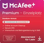 McAfee+ Premium - Individual - Abonnement-Lizenz (1 Jahr) - Download - Win, Mac, Android, iOS - Deutsch - R