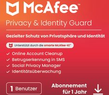 McAfee Privacy & Identity Guard - Abonnement-Lizenz (1 Jahr) - Download - Win, Mac, Android, iOS - Deutsch - R