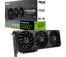 ASUS Prime GeForce RTX 5060 Ti 16GB GDDR7 OC Edition Gaming Grafikkarte