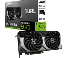 ASUS Dual GeForce RTX 5070 12GB GDDR7 OC Edition Gaming Grafikkarte